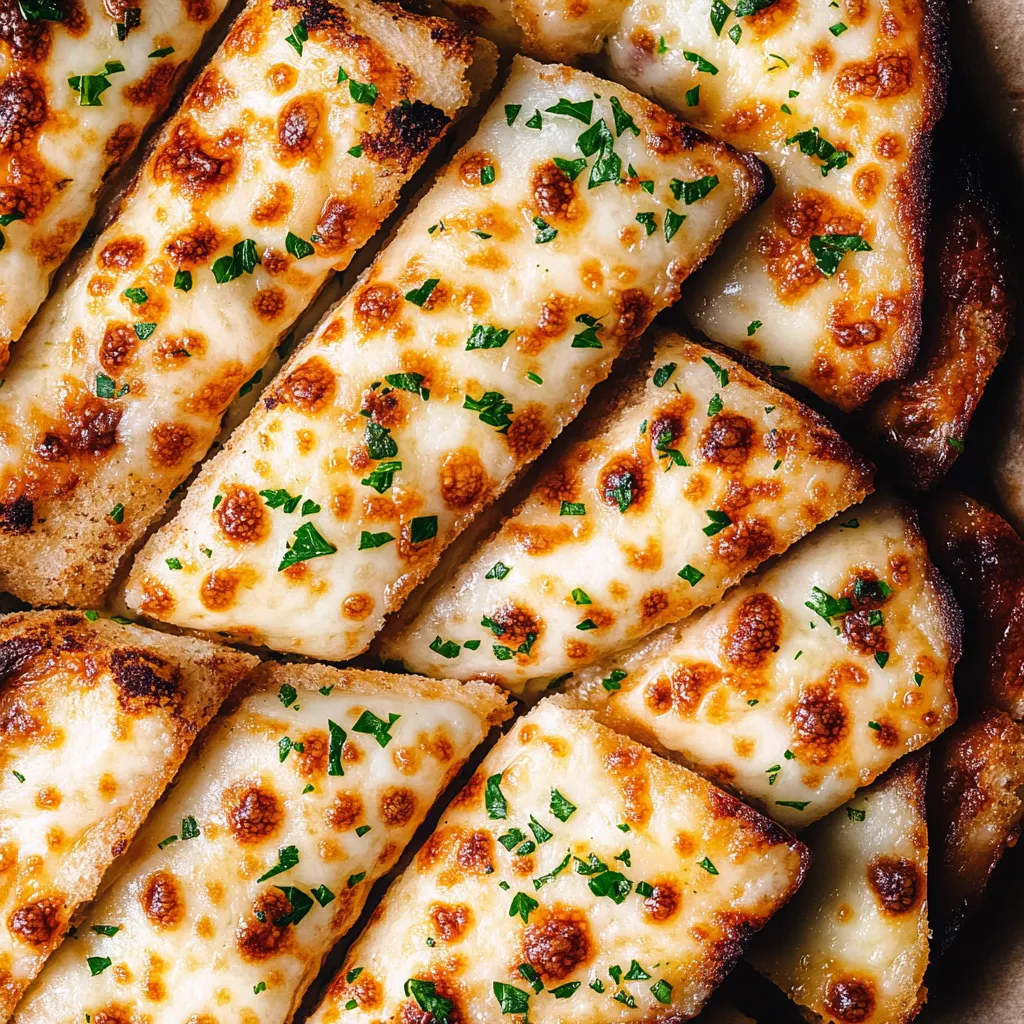 A pizza with cheese and herbs on top.