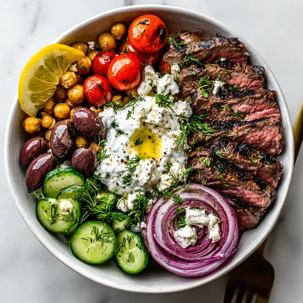 A bowl of food with meat, vegetables, and cheese.
