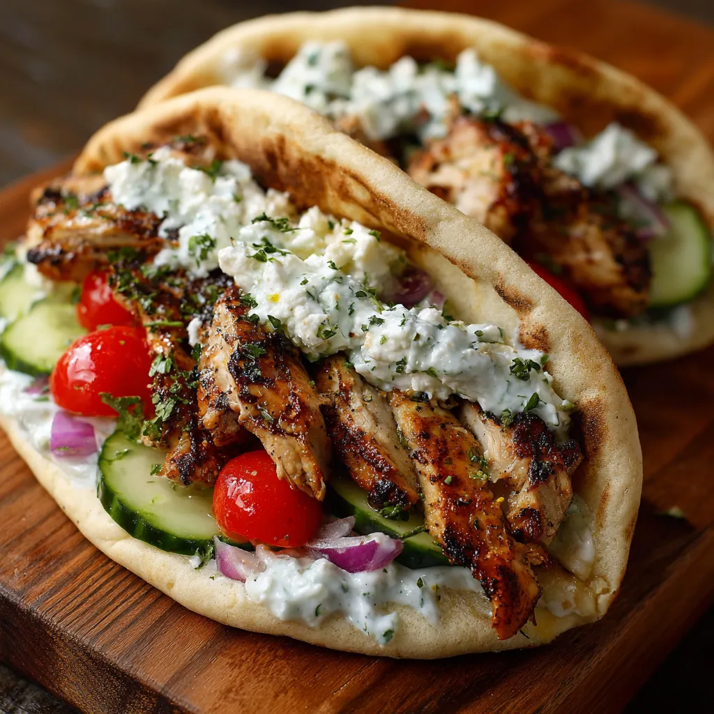 A chicken sandwich with cucumbers and tomatoes.