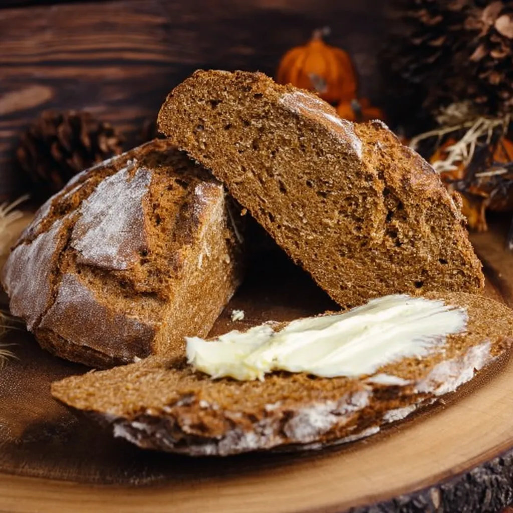 A slice of bread with butter on it.