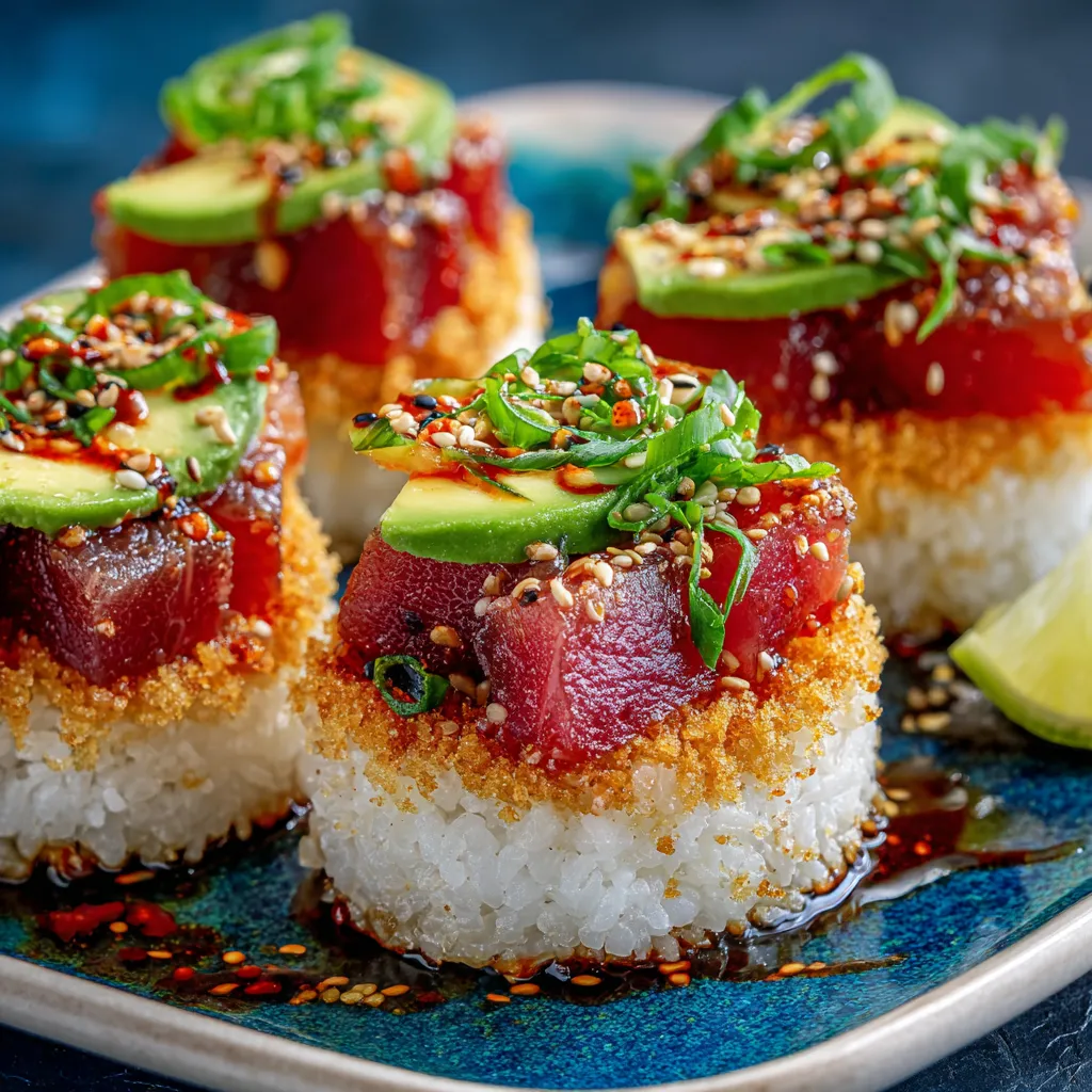 Sushi with avocado and seaweed.