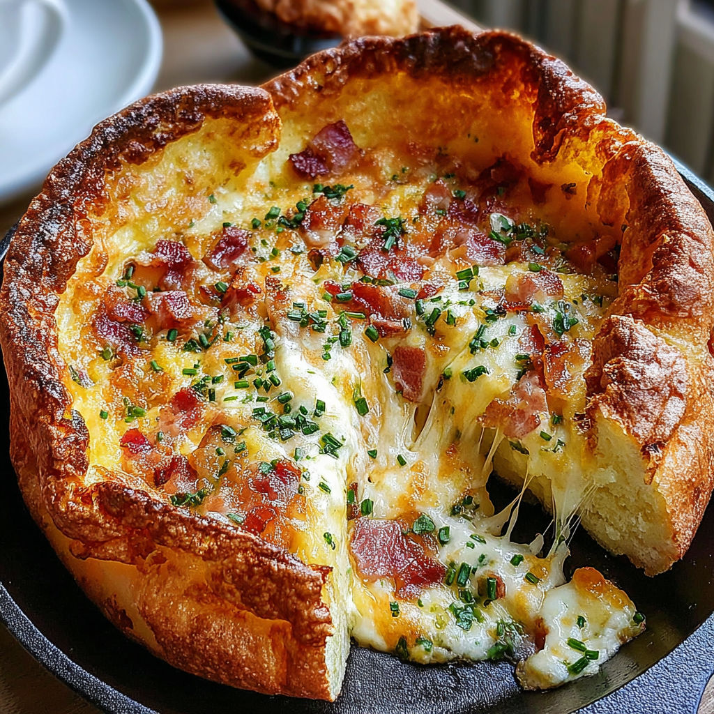 A recipe for a bacon and cheese casserole.