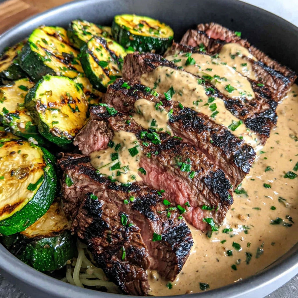 A bowl of food with meat and vegetables.