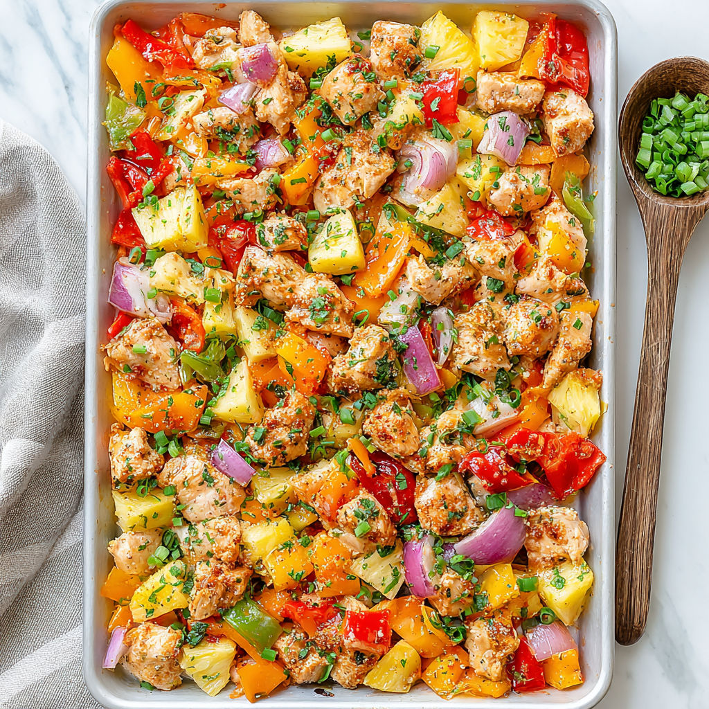 A pan of food with a wooden spoon in it.