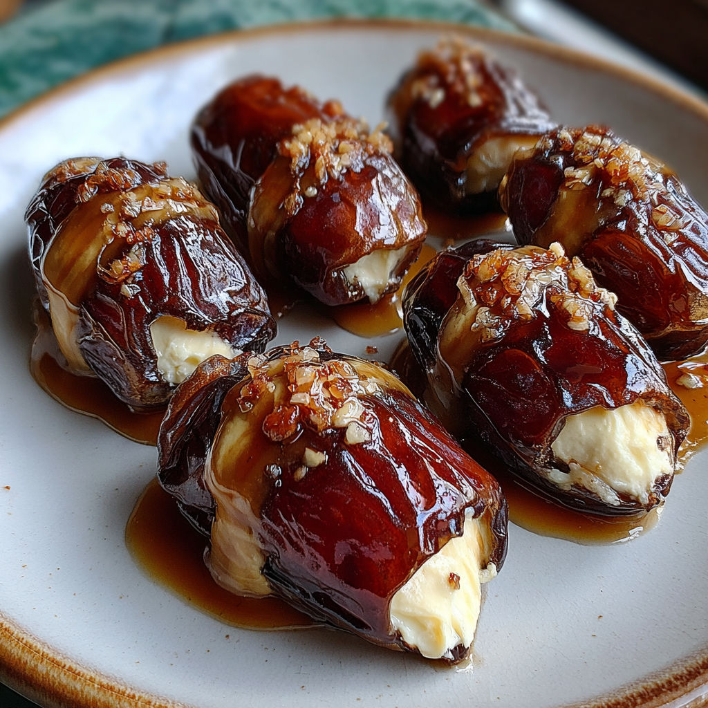 A plate of food with a sauce on it.