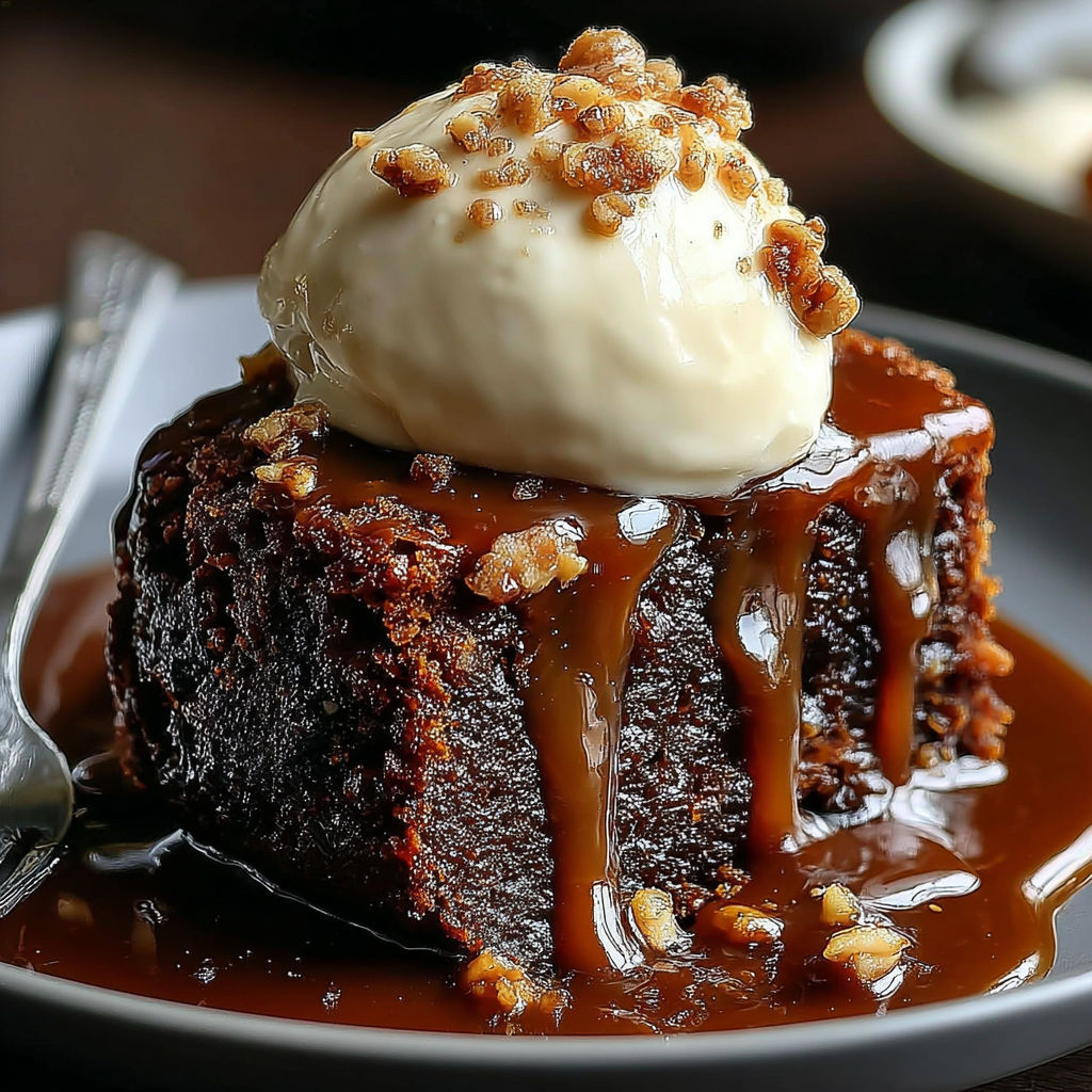 A slice of cake with a dollop of ice cream on top.