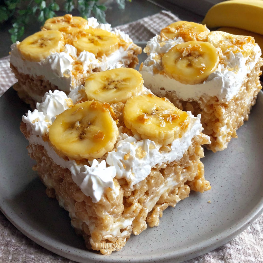 A dessert made with bananas and cream.