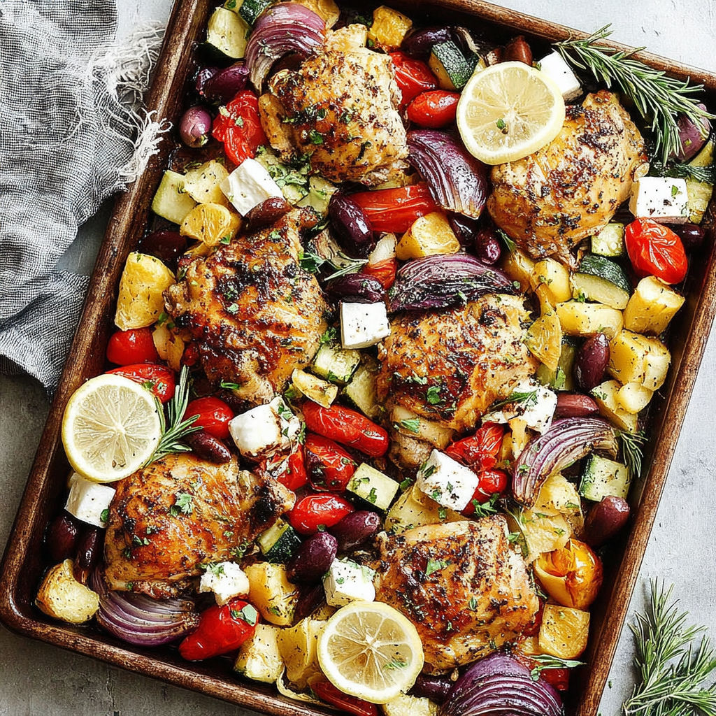A dish of chicken and vegetables in a pan.