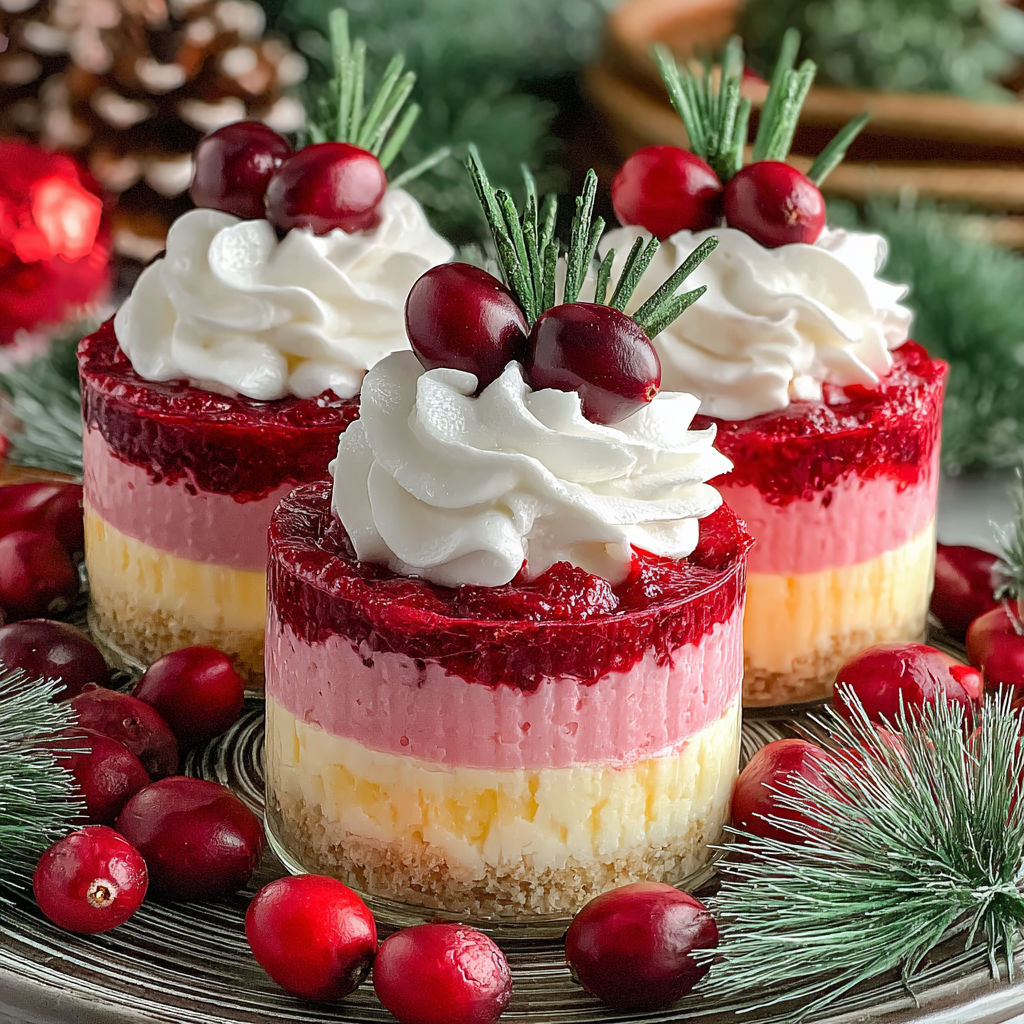 A plate of desserts with whipped cream and berries.