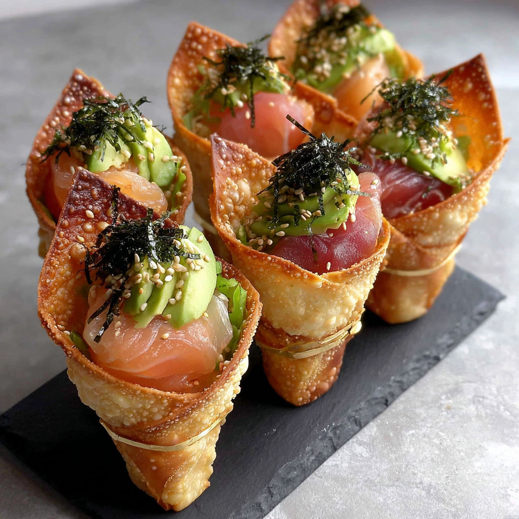 A recipe for a seafood appetizer.