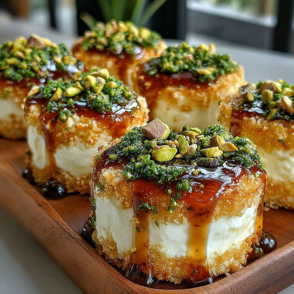 A plate of desserts with a recipe.