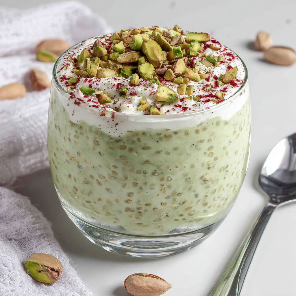 A glass of yogurt with nuts and seeds on top.