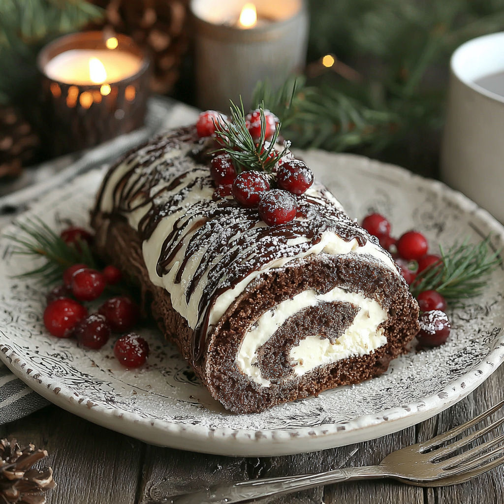 A cake with white frosting and red berries on top.