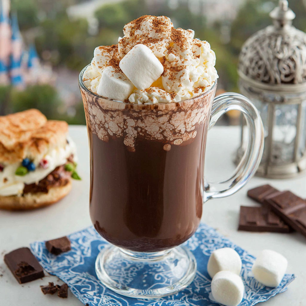 A cup of coffee with marshmallows on top.