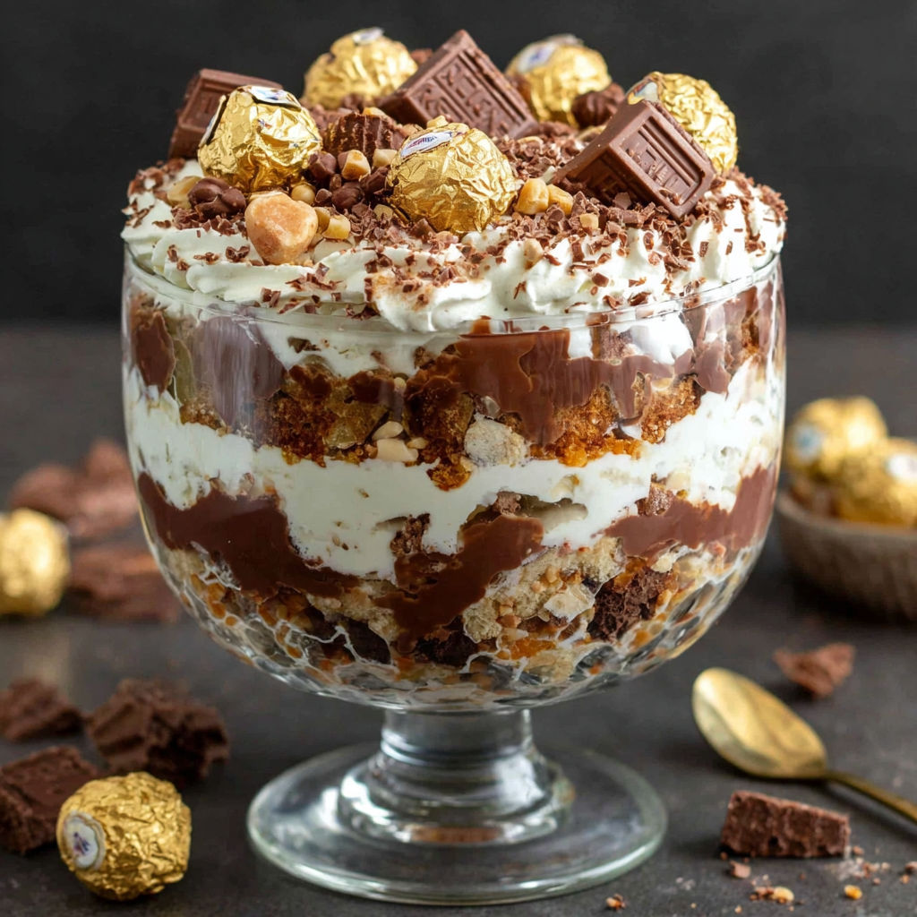 A glass bowl filled with a dessert.