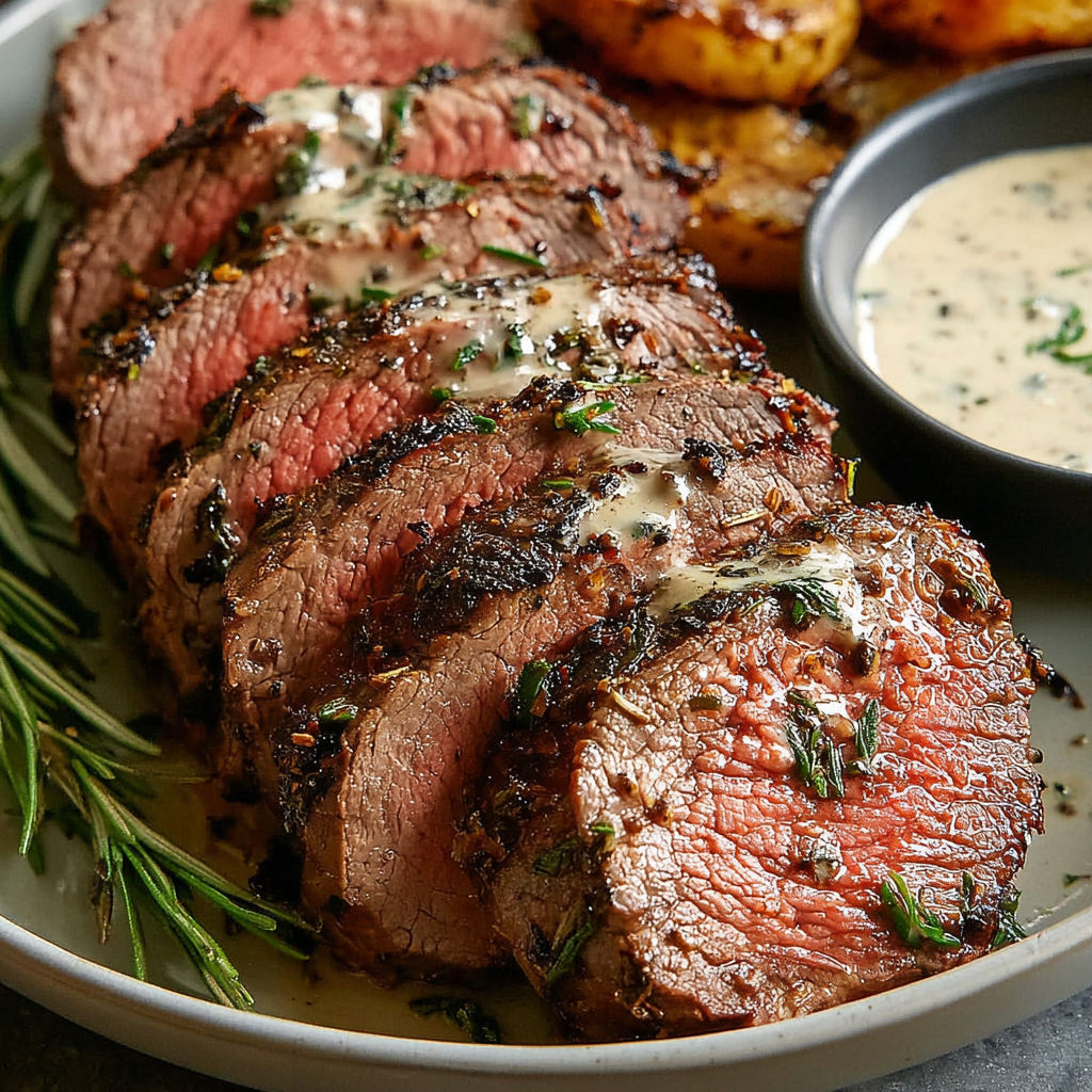 A plate of meat with sauce on it.