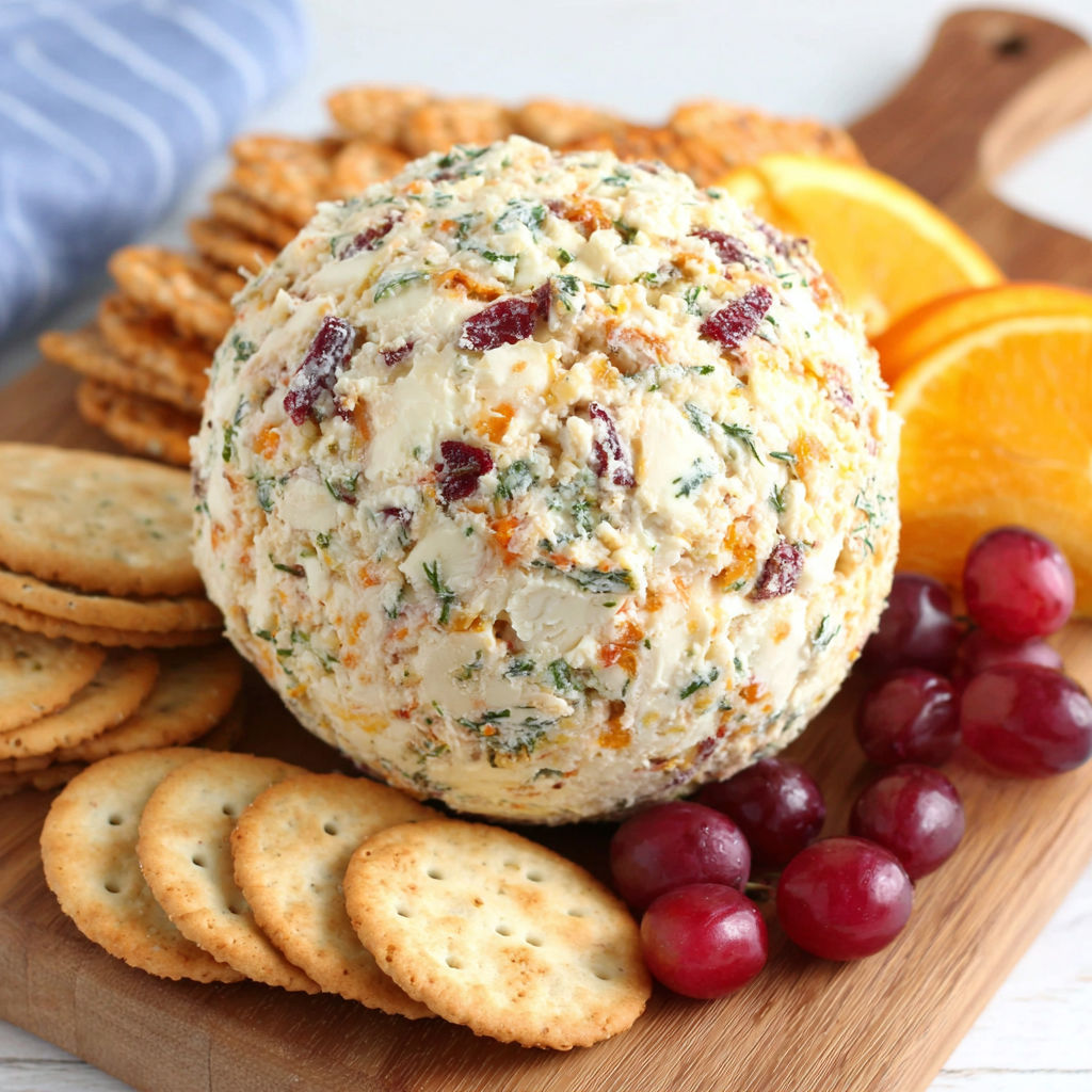 A wooden cutting board with a variety of food items on it.