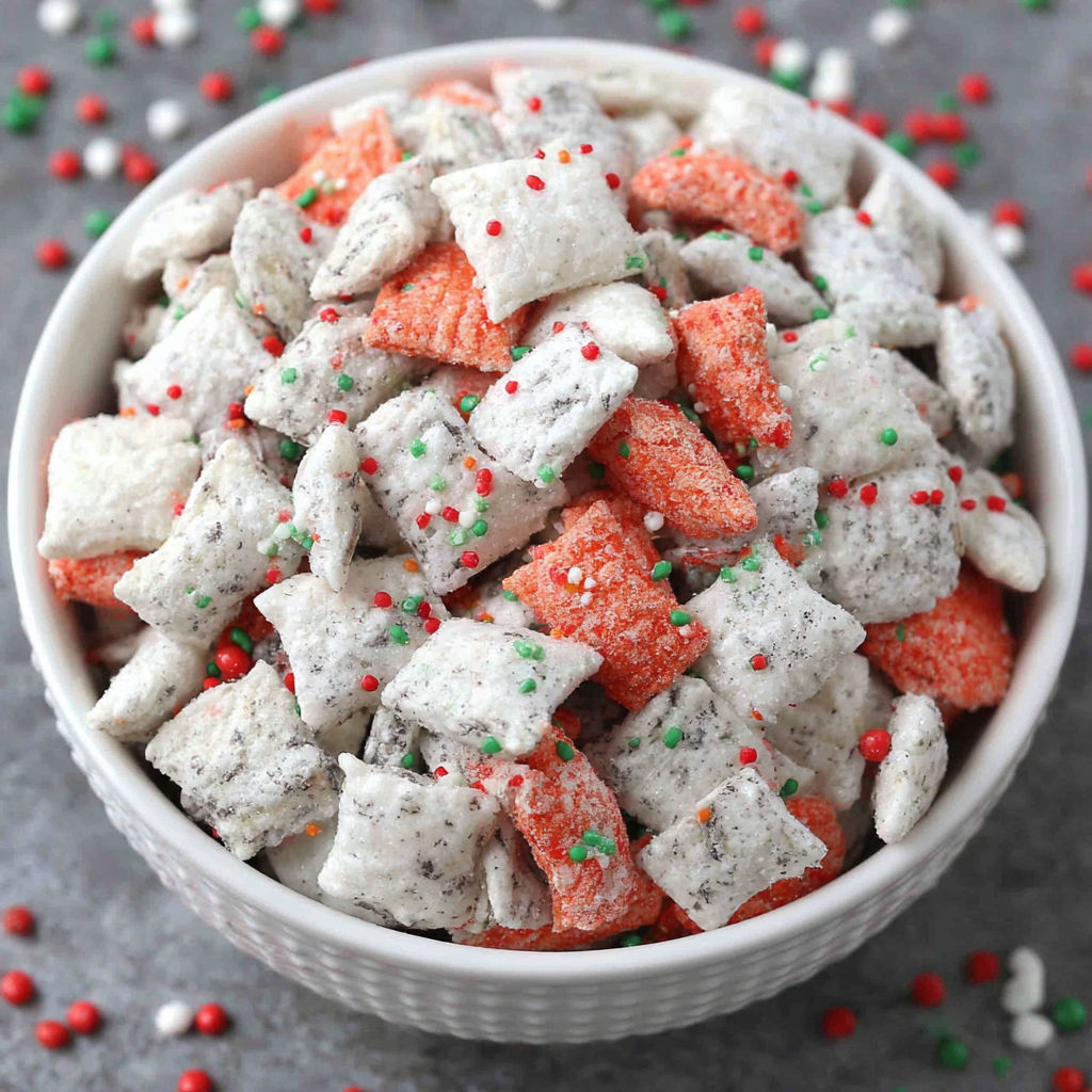 A bowl of candy with red, green and white colors.