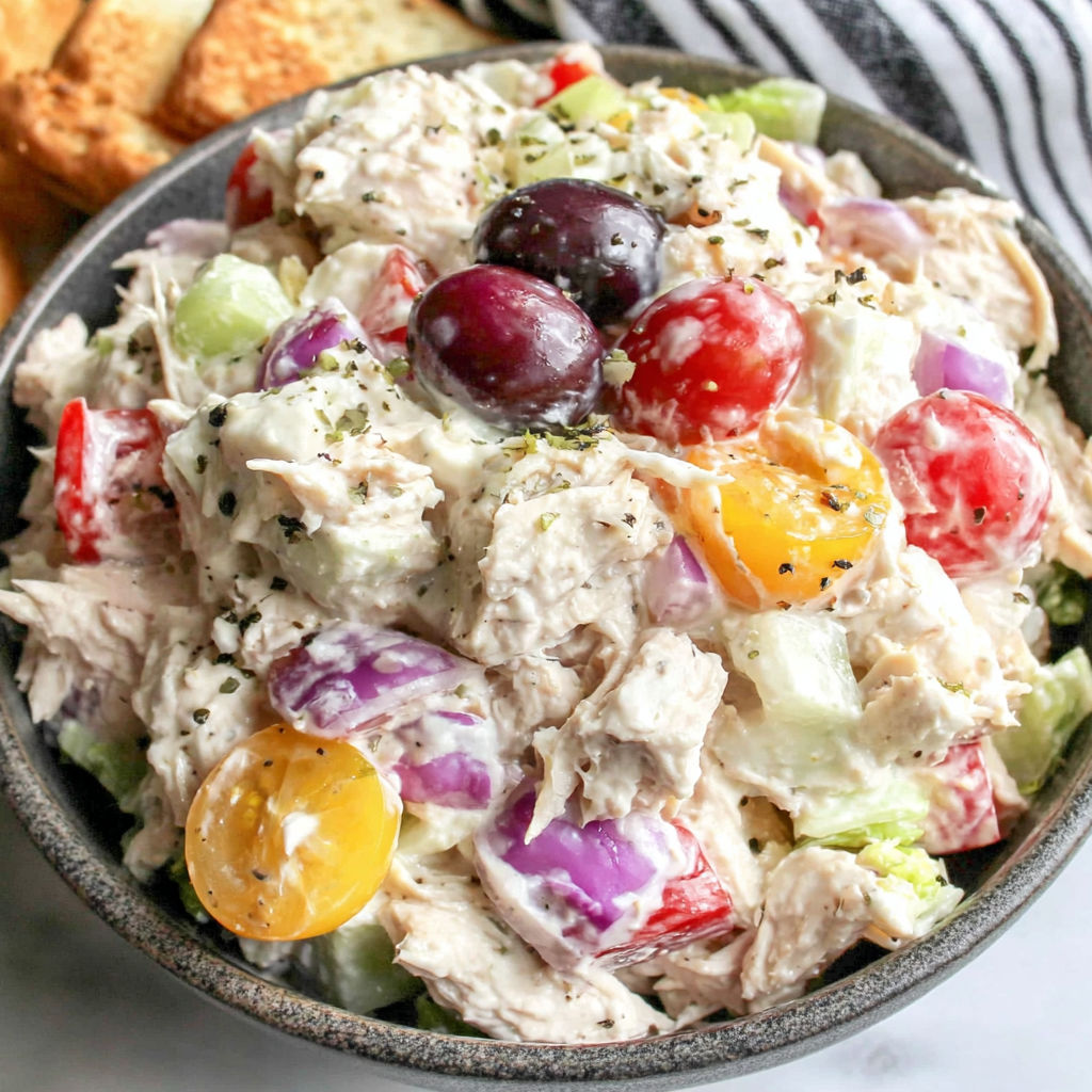 A bowl of food with a variety of vegetables and meat.