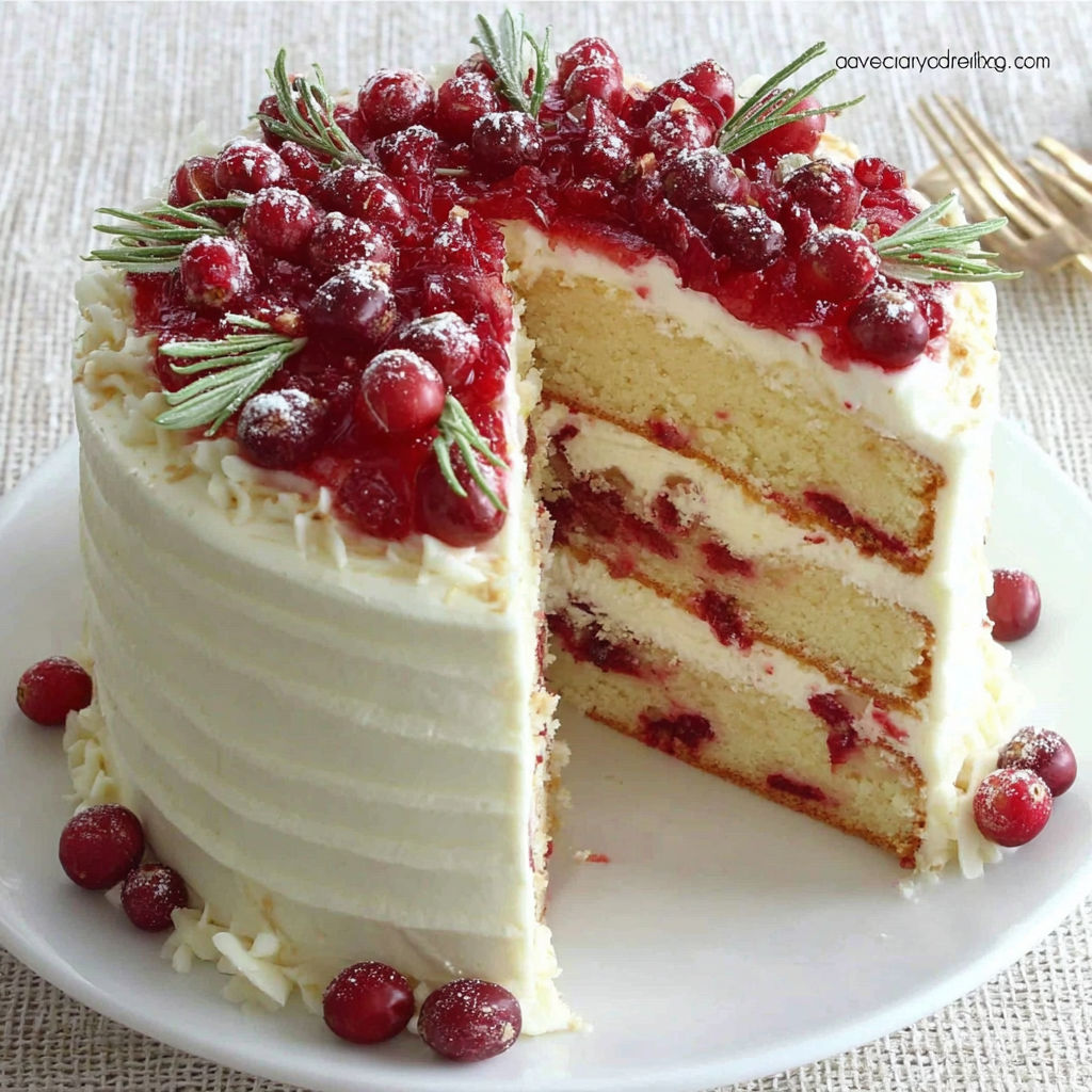A slice of cake with berries on top.