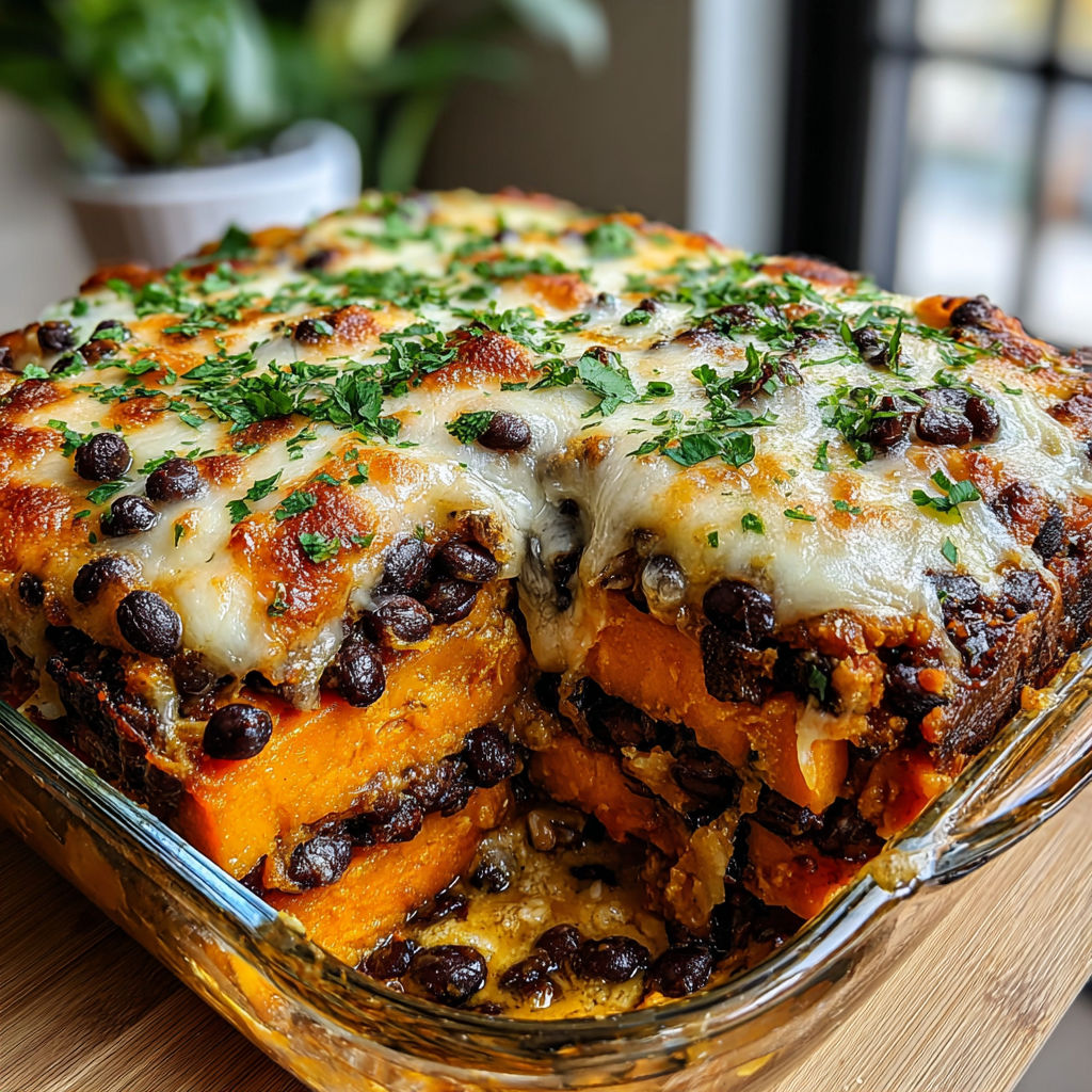 A dish with a recipe of beans and cheese.