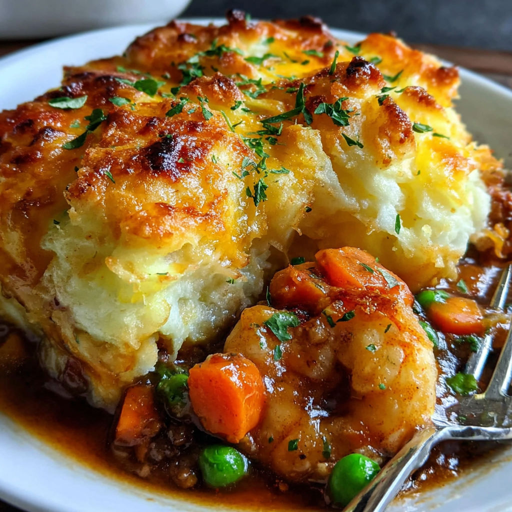 A plate of food with a fork on it.