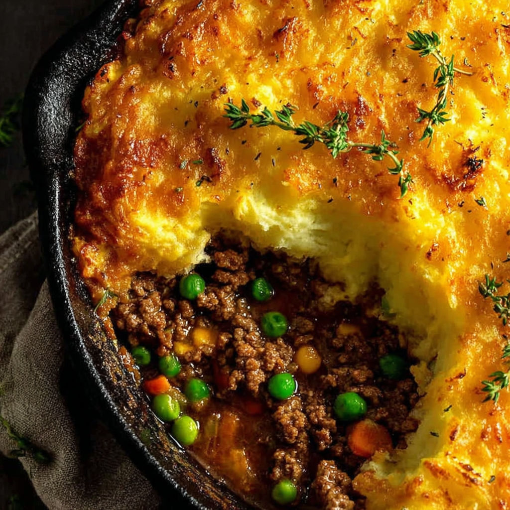 A close up of a casserole dish with a slice missing.
