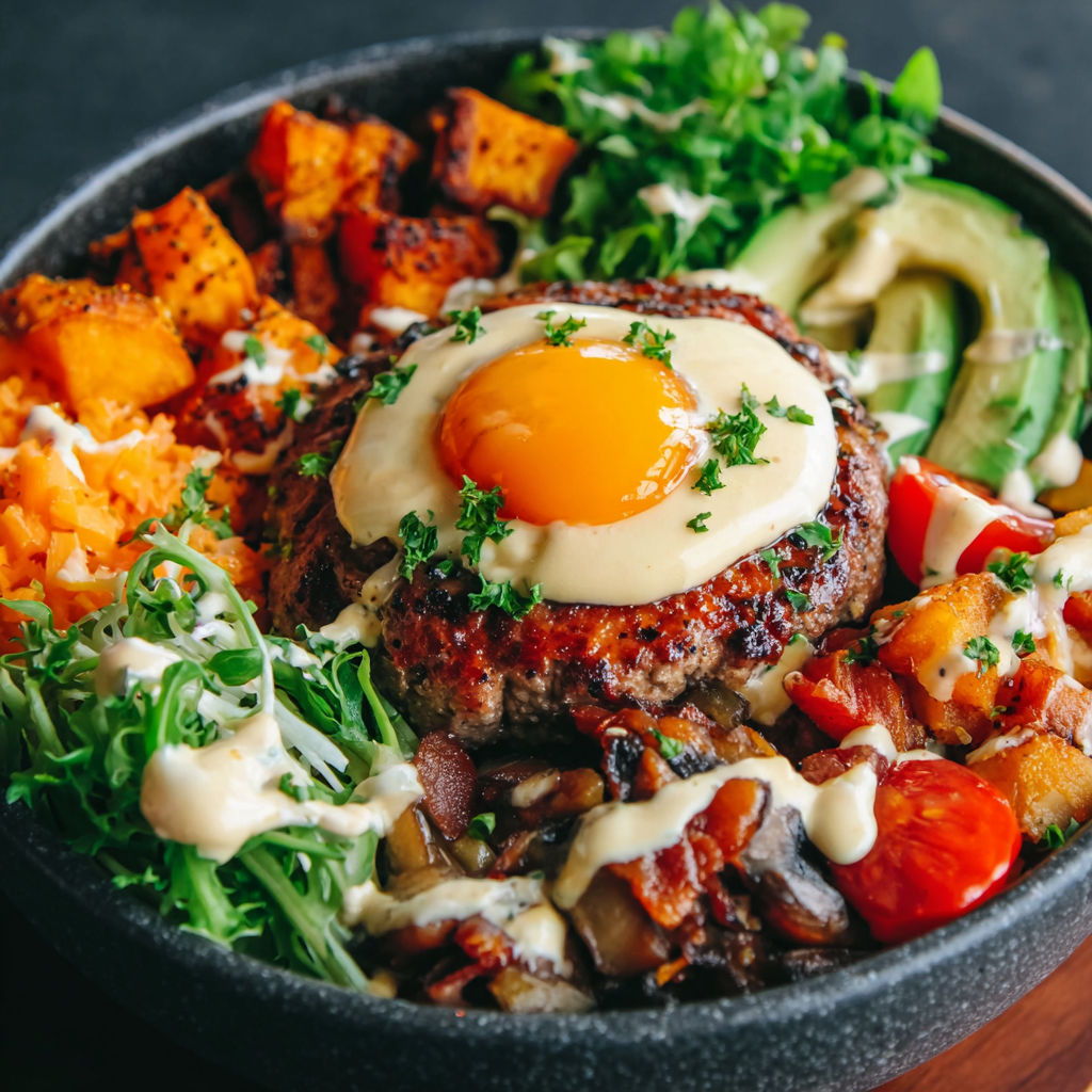 A delicious meal with a variety of ingredients.