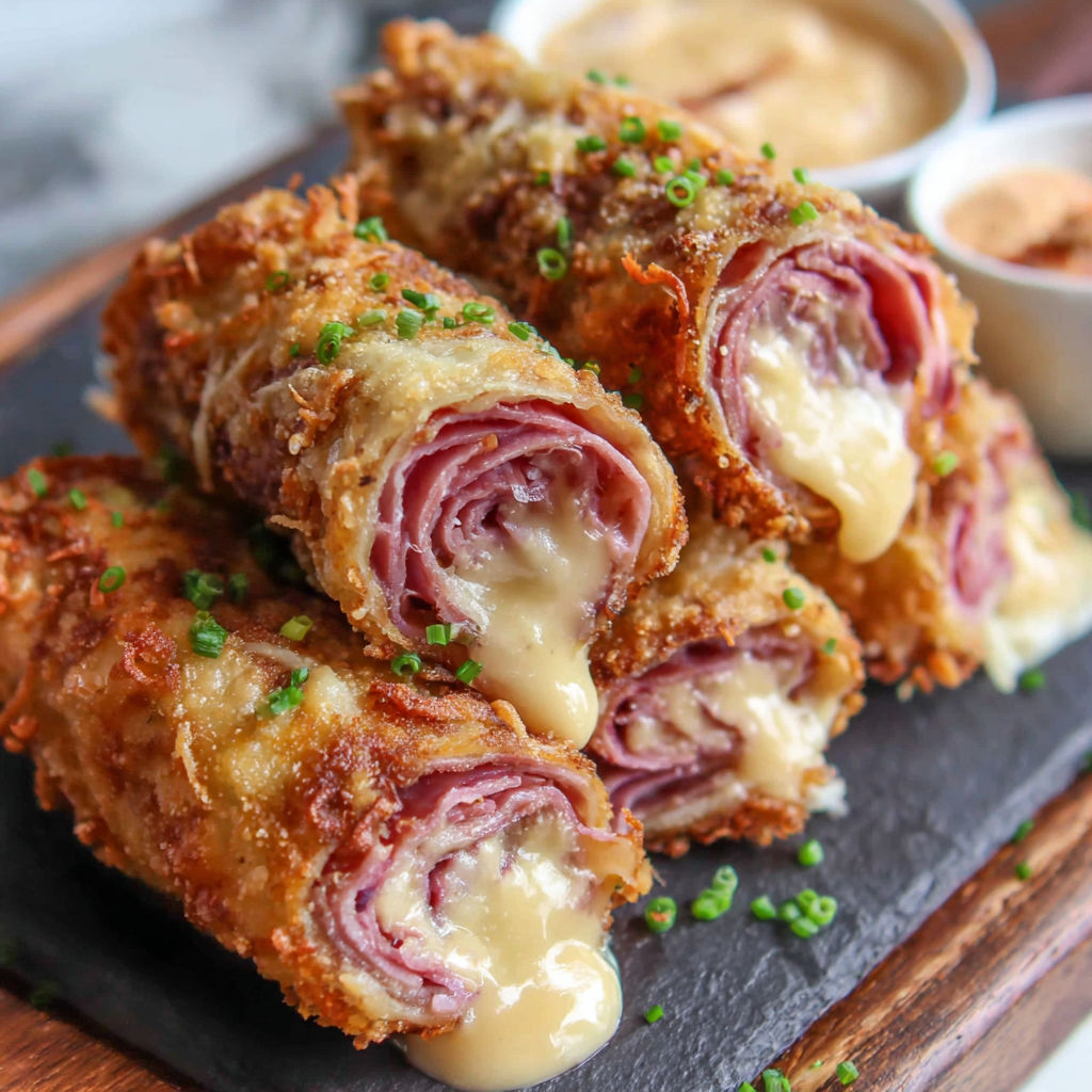 A recipe for a sandwich with meat and cheese.