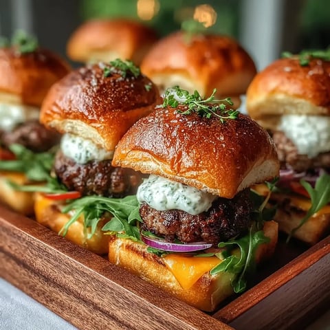 A plate of mini burgers with lettuce and cheese.