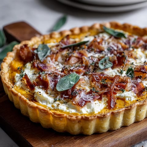 A slice of bacon and cheese quiche.