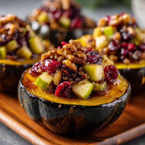 A close up of a pumpkin with a nut topping.