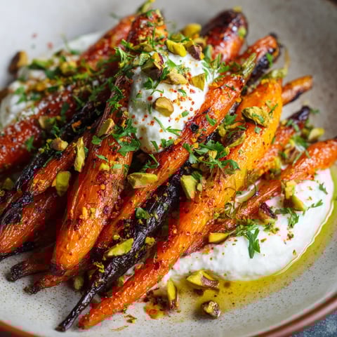 A bowl of carrots with white sauce.