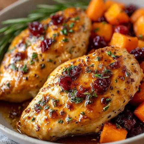 A bowl of chicken with a side of vegetables.