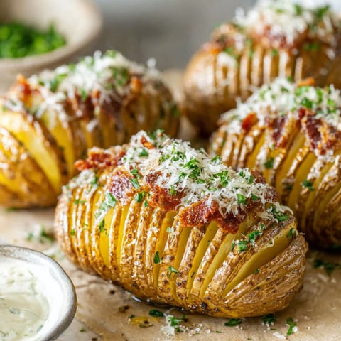 A recipe for potato salad with bacon and cheese.