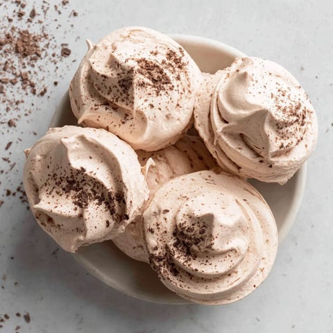 A bowl of dessert with chocolate chips.