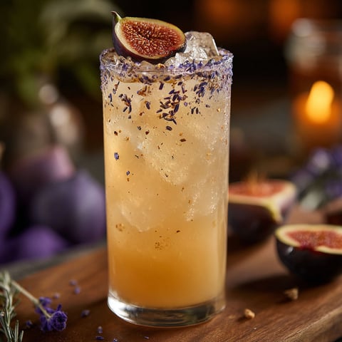 A glass of fruit juice with a slice of lemon and a slice of grapefruit.