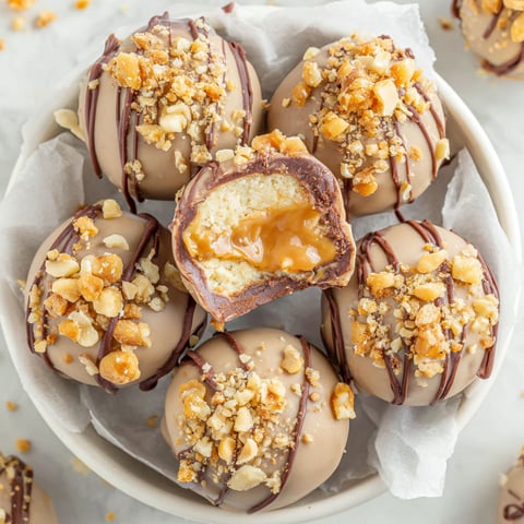 A bowl of chocolate covered marshmallows.