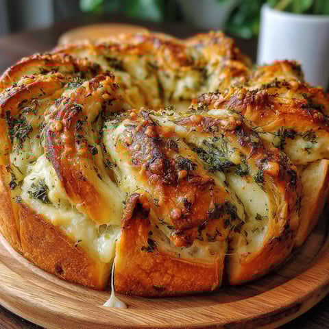 A baked dish with a recipe on the side.