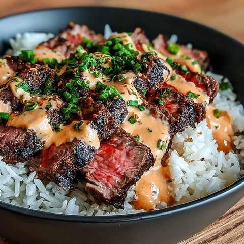 A bowl of rice with meat and sauce.