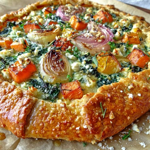 A pizza with vegetables and cheese.