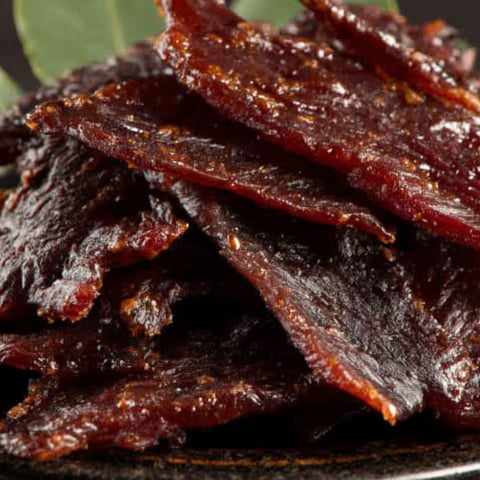 A plate of food with a recipe.