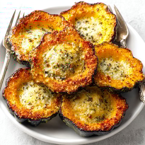 A plate of food with a recipe on it.