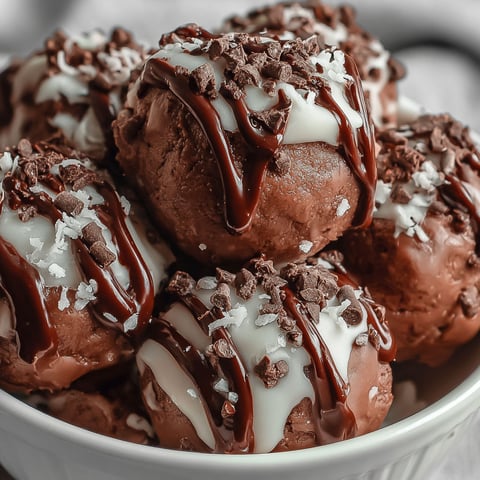 A bowl of chocolate and white frosted desserts.