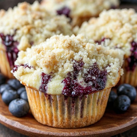 A blueberry muffin with a blueberry on top.