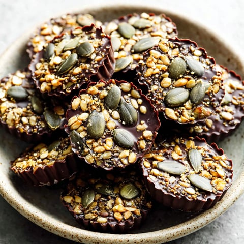 A bowl of chocolate covered nuts.
