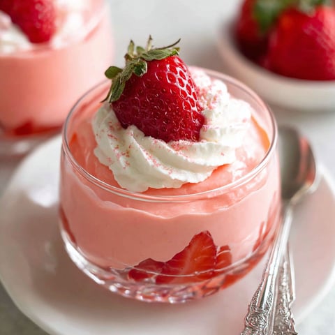 A dessert with strawberries and whipped cream.